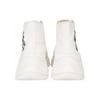 New MLB Chunky Anti Slip And Wear Resistant Breathable High Top Canvas Shoes Unisex White 32SHU1011-50I