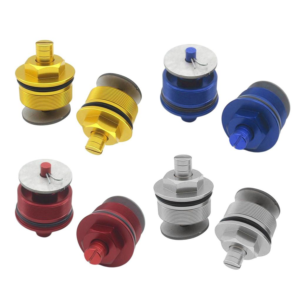 Replacement Adjustable Shock Absorber Screw Aluminum Alloy Cap Nut Protector for Honda CB400 Superfour CBR400 NSR250
