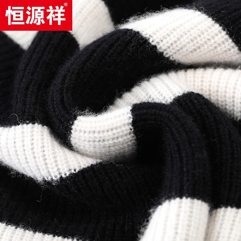 Hengyuanxiang Men's 100% Wool Stand-up Collar Zipper Sweater