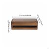 Desktop Cable Storage Box Solid Wood Power Strip Cover for Living Room, Office