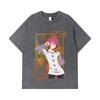 275 GSM Washed T-shirts 100% Cotton Seven Deadly Sins V11 Gowther Print Unisex Heavy Cotton T Shirt