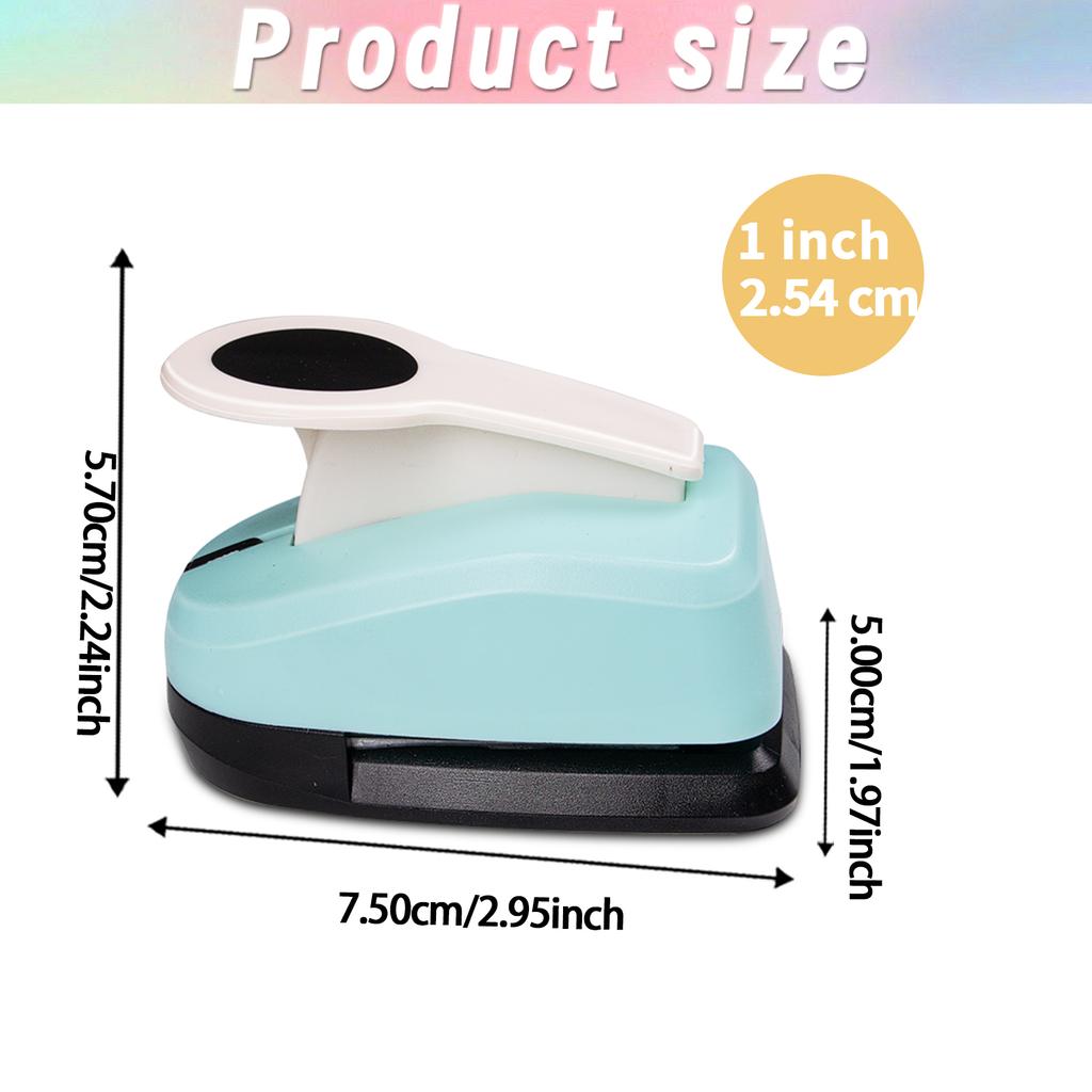 Circle Cutters Paper Hole Punch Cutter Tool Set 2 inch 50mm 38mm 25mm 16mm 9mm Circle Shapes Hole for card making scrapbooking