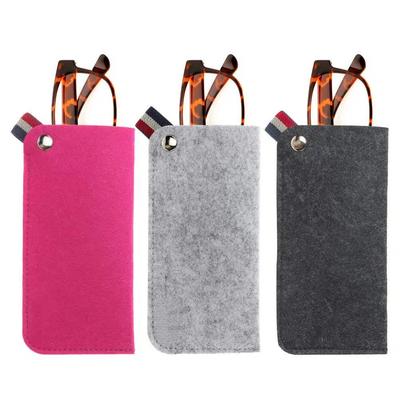 Weiche Wollfilz Brillenetui Tragbare Brillenetui Outdoor Tragbare Sonnenbrillen Tasche Brillen Aufbewahrungsetui für Schüler