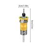 Counter Sink Drill Bit For Wood 7 Pieces Adjustable Depth Stop Woodworking Tools Quick Change Drilling Tool Kit For Wood MDF