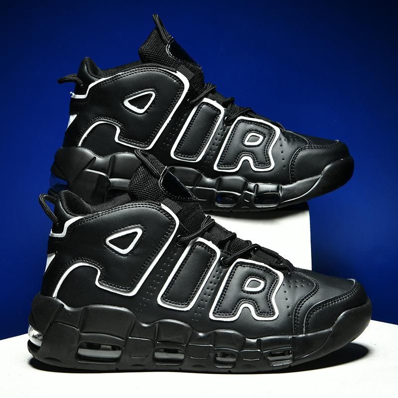 Pippen Air Large Size Basketball Shoes High-top Casual Men Women Air Cushion Youth Sports Sneakers