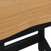 VidaXL Bar Stool EKAI 2 pcs Black 40 x 29 x 45.5 cm