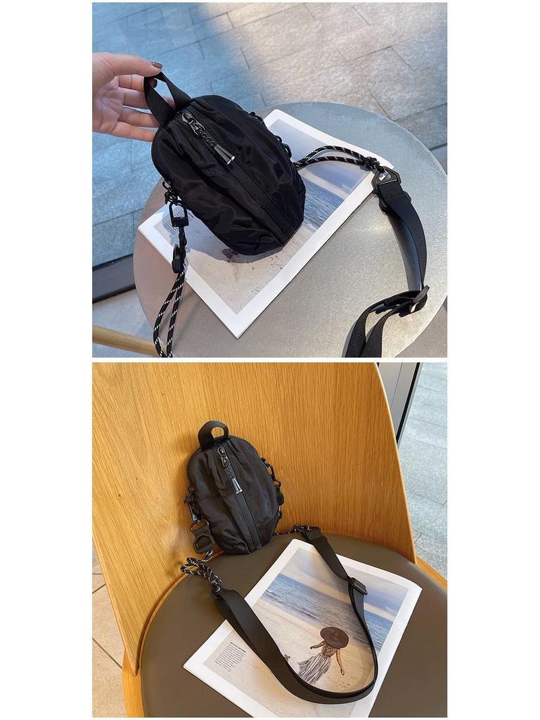 Women's Versatile Mini Crossbody Bag - Fashionable Oxford Cloth Phone and Coin Purse