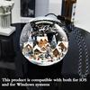 3D Crystal Ball Video Player Audio Video Display Electronic Ball Memory Ball Birthday Gift Souvenir For Family And Friends