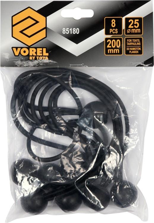 Set Of Rubbers For Fastening Tarpaulin 85180 Vorel