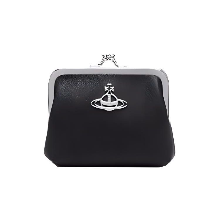 

Vivienne Westwood Queen Mother Casual Leather Wallet Women wallet Black 5201000531839N403PF Box(Basic Set+Box)