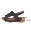 Mode Klassieke Retro Dames Sandalen 2024 Zomer Peep Toe Casual Outdoor Slippers Comfortabele Sleehak Romeinse Dames Schoenen Sandalias De Mujer