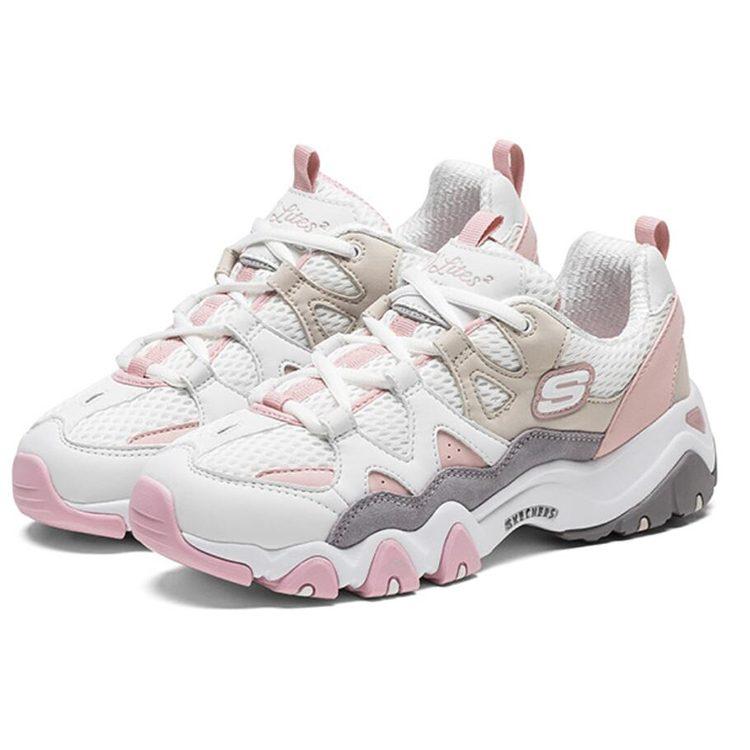 Skechers D'lites 2.0 Shoes White Women's 99999693-WGPK