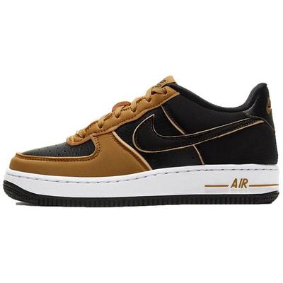 Air Force 1 Low Black Pink Barely Volt 'Black Yellow Orange' GS CD7406-003