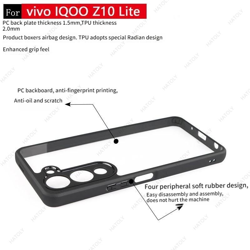 For Vivo IQOO Z10 Lite 5G Case For Case for Vivo IQOO Z10 Lite 5G Anti-Shockproof phone case Cover For Vivo IQOO Z10 Lite 5G