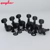 1 Set GUYKER Schwarze Locking-Gitarrenmechaniken Stimmmechaniken Übersetzungsverhältnis 1:18