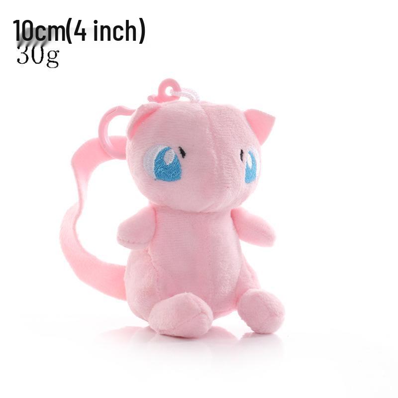 Conjunto de Chaveiros de Pelúcia Pokémon: Squirtle, Charmander, Psyduck, Bulbasaur & Pikachu