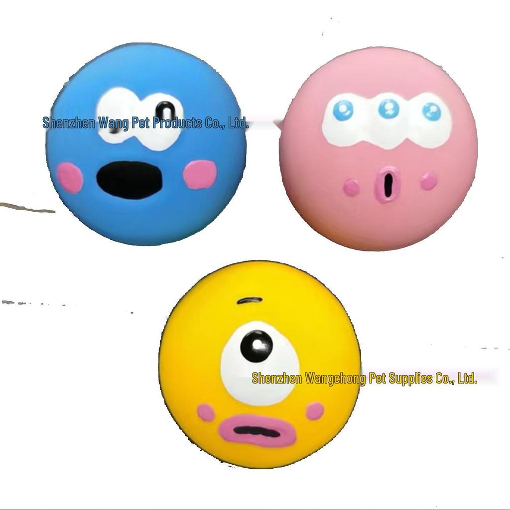 Cartoon Big Eyeball Dog Chew Toy - Interactive, Funny Sounding Pet Play Toy