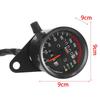 Motorcycle Speedometer For Cafe Racer Motorbike Universal 12V Backlight Indicator With Led Signal Light Odometer Gauge