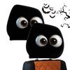 Car Decor Head Rest Cover 2 Pieces Elastic Universal Washable Funny Headrest Protector for Vehicle Interior Seat Decoration