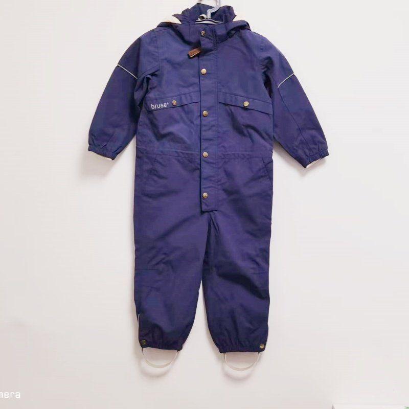 Soft Shell Boys Girls Windproof Waterproof Skiing Jumpsuit