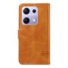 For Xiaomi Redmi Note 14S 4G/Xiaomi Poco M6 Pro 4G/Xiaomi Redmi Note 13 Pro 4G Wallet Case T-Shape Lines Leather Phone Cover Stand
