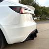 For Tesla Model 3 Highland 2023 2024 2025 Refit Rear Bumper Diffuser Lip Lower Spoiler Blade Wind Knife Splitter Plate Body Kit