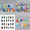 Lot Of 24 Premium Slugterra Action Figures Pvc Toys Featuring Burpy And Bludgeon Slugs Gift Set
