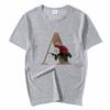 Summer A To Z 26 Alphabet Print Tshirt Cartoon Tees Women Streetwear Funny Casual T