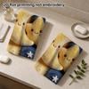 Moon And Star Plush Print Towel, Day Night Split Design, Ultra Absorbent Quick Dry Soft Bath Towel
