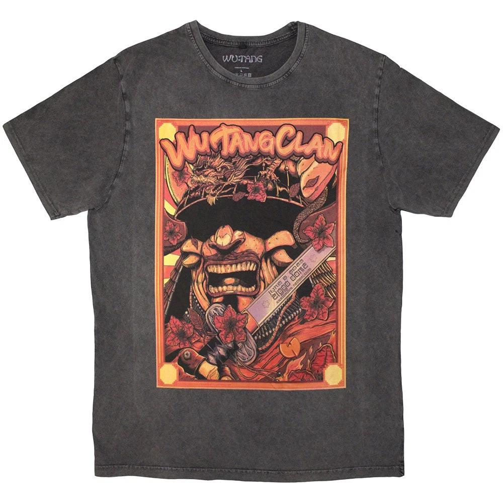 Wu-Tang Clan Stone Wash T-Shirt: Amsterdam '23 OFFICIAL NEW