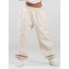Comfrt Solid Embroidered Fleece Oversize Hoodie Sweatpants Set Casual Couple Outfit