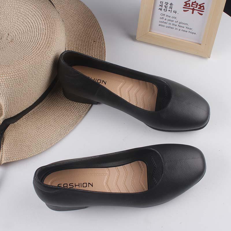 Yuzhihao Closed Heel Women's Low Heel Solid Color Summer Sandals
