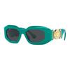 Versace Logo Plastic Irregular Sunglasses Men's Green 17384612 VE4425U 536487 54-Green 54