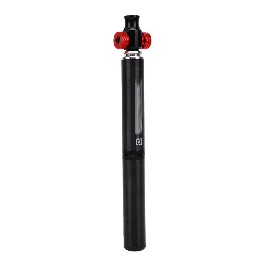 Bike Pump CO2 Inflator Manual Hand Pump 130PSI Aluminum Alloy Portable Tire Pump for Road Mountain Bikes Retractable Hose