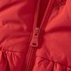 David & Bella Mädchen Rote Mittellange Winter Daunenjacke