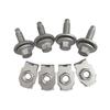 4034A Front Skid Plate Filter Nuts & Bolts Fits for Ford Expedition 2018-2024, for Lincoln Navigator 2018-2024, for Ford F-150 2015-2020, Set of 4