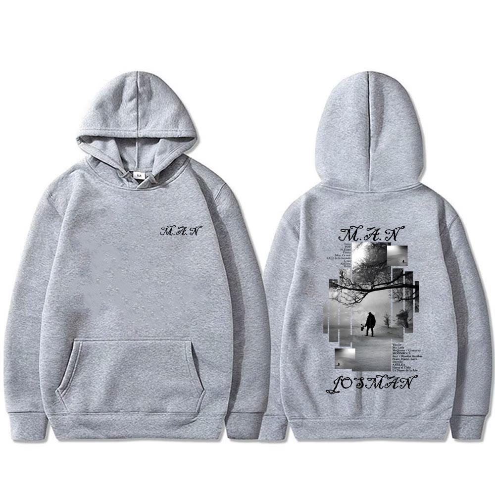 Rapper Tosman Man Album Grafik Hoodie Herren Damen Hip Hop Mode Popmusik Sweatshirt Herren Lässiger Vintage Pullover Streetwear