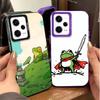 Cute Cartoon Frog Shockproof Phone Case for Xiaomi Redmi Note 15 14 13 12 Pro Plus 11 11S 11T 5G Cover Anti Fall Fundas