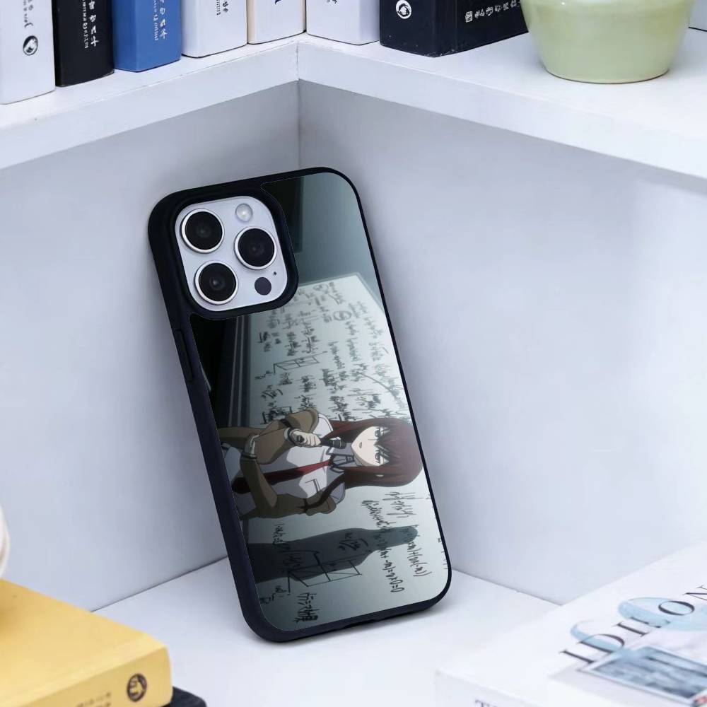 STEINS GATE D-Rintaro O-Okabe Phone Case For iPhone 14,16,15,13,17,12,Plus,Pro,Max Magnetic For Magsafe Frosted Cover
