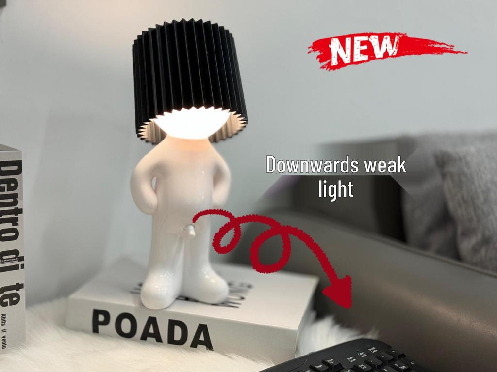 Creative USB Plug-in MR P Shy Desk Lamp - Shy Boy Night Light