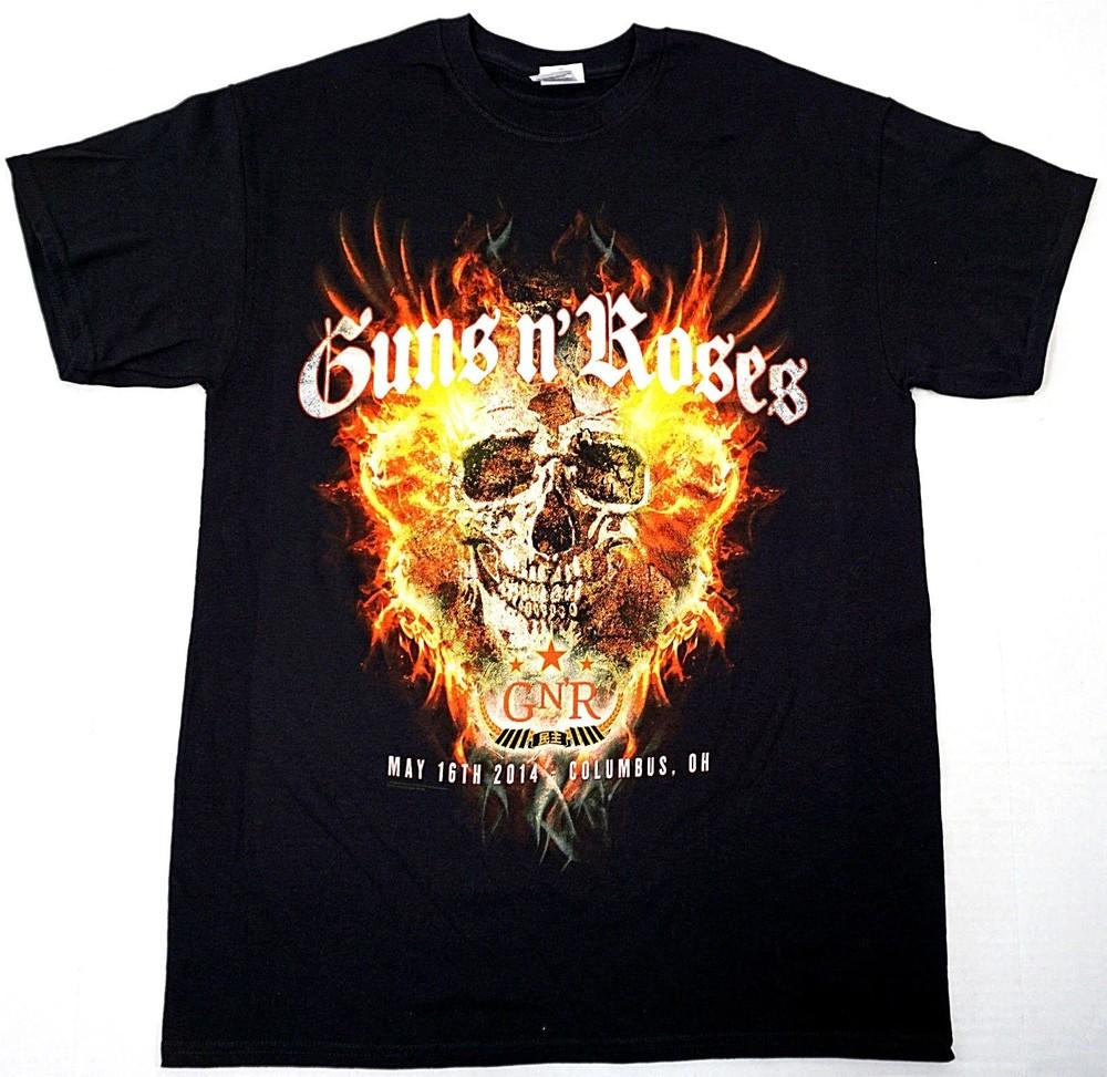 RARE! GUNS N ROSES T-shirt GnR Hard Rock Heavy Metal Tee MEDIUM Black New HOT Unisex T-Shirt XL