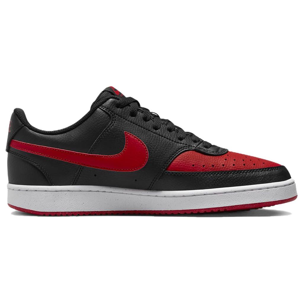 Nike Zapatillas de Hombre Court Vision Low Next Nature Bred Negro Blanco Rojo Universidad FJ0685-010