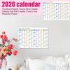 Year Round English Version Desk Calendar Tabletop And Wall Calendar, Creative And Minimalist Planner