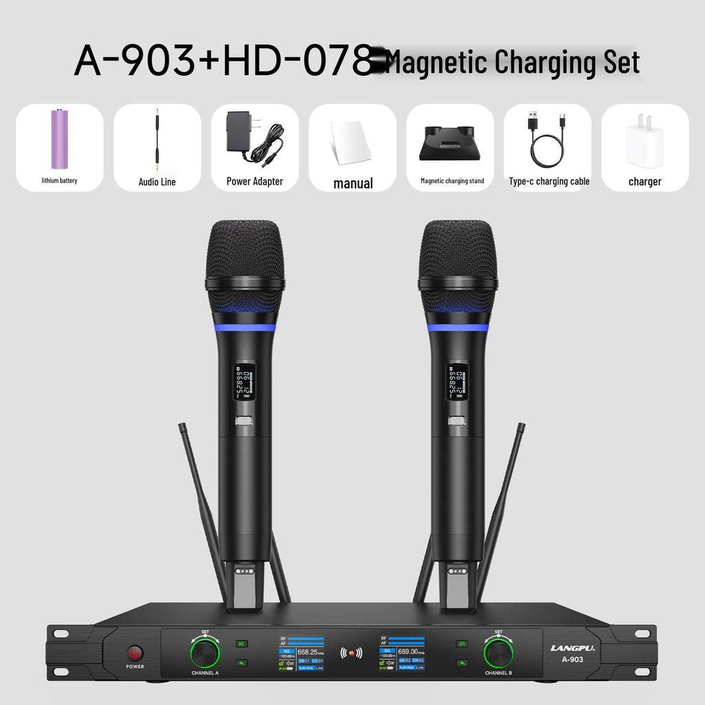 High-End Professional True Diversity Wireless Microphone for Large Outdoor Performances
