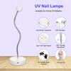 UV LED Nail Lamp Gel Polish Nail Dryer Nail Glue Curing Lamp 360 degrees  Adjustable Angle Nail UV Light LED Therapy