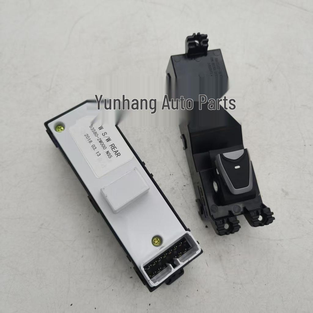 Compatible Window Regulator Switch for 2013-2016 Hyundai Santa Fe, Part 93580-2W000.