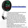 5in1 Motorcycle Volmeter Water Temperature Gauge LED Digital Display+22mm Sensor