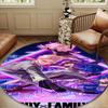 Spy Family Adventure Round Mat, Anti-slip Circle Carpet Chair Rug For livingroom,Bedroom, Doormat Home Decor Gift Christmas Gifts
