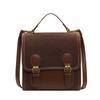Retro Fashion Contrasting Color Backpack Women'S Trend Handbag Student Casual Women'S Bag