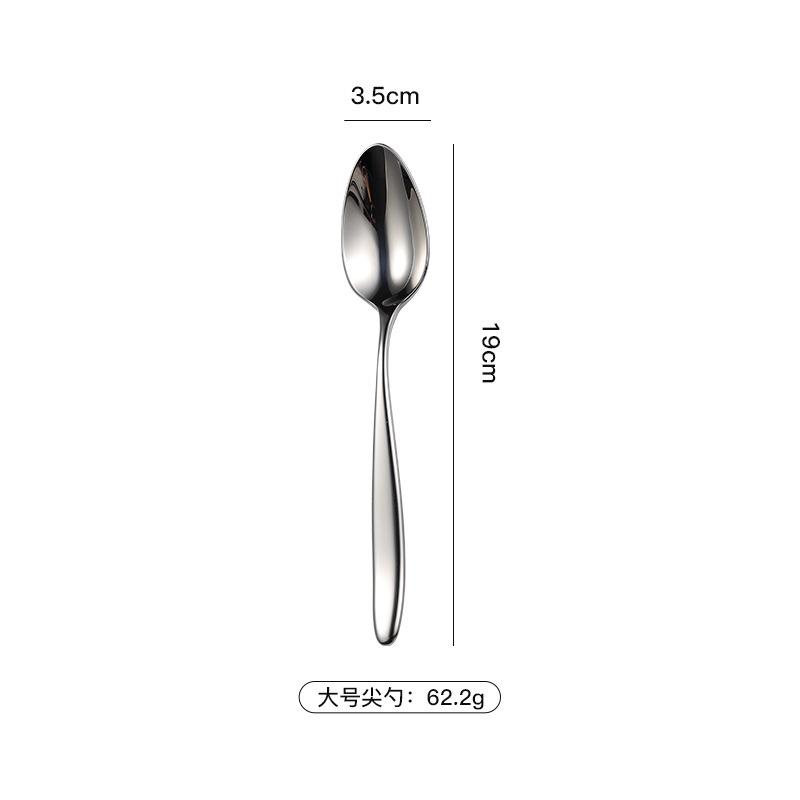 304 Stainless Steel Tableware Knives, Forks and Spoons S368 Series Multi-specification Smooth Edge Treatment Hotel Supplies 304